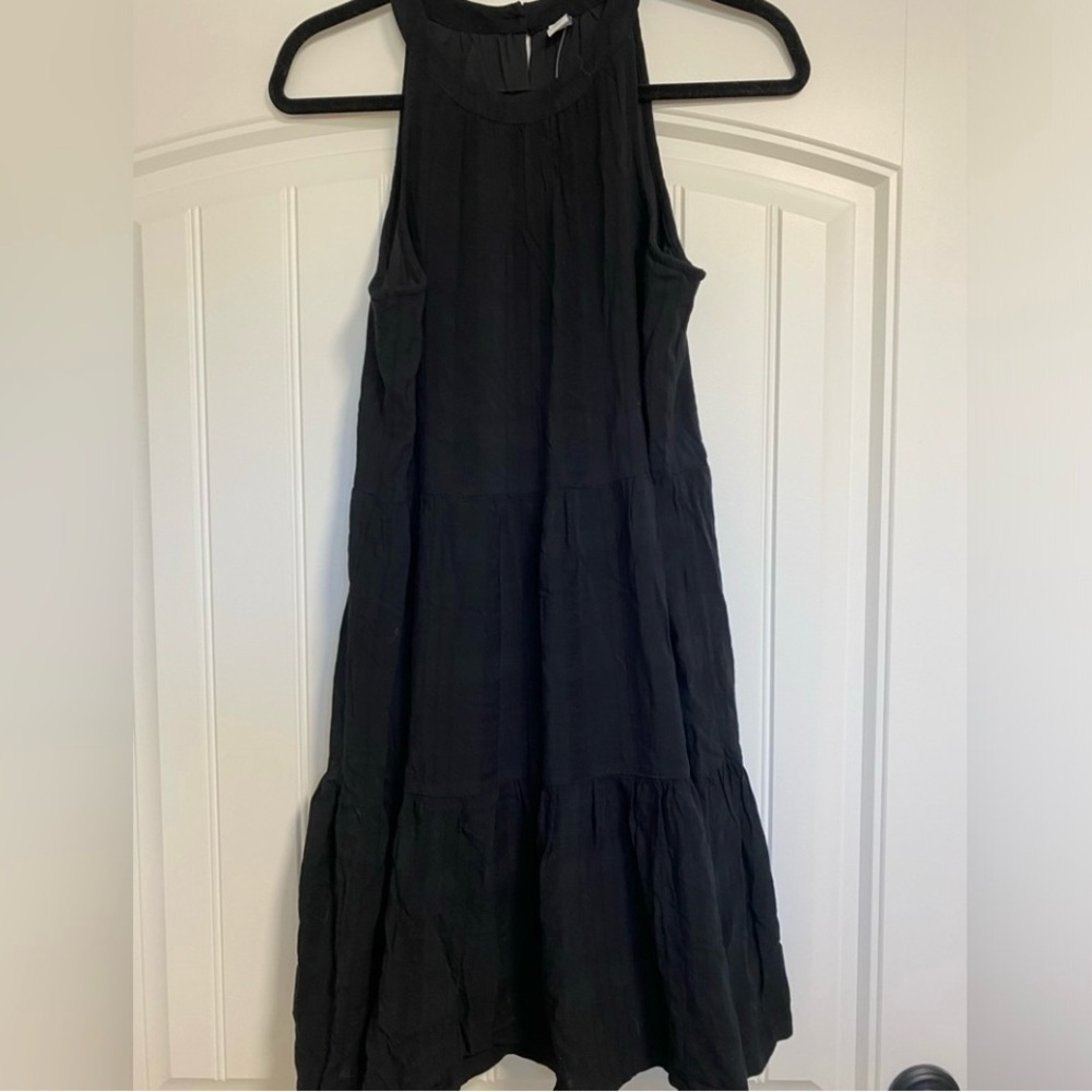 NWT Old Navy black tiered dress
